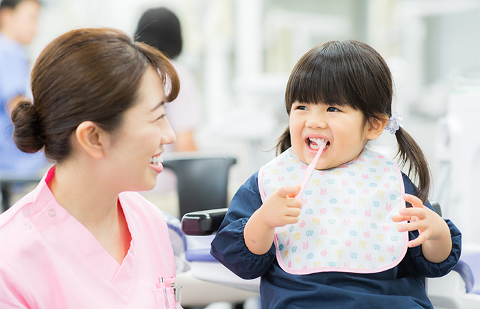 ブラッシング指導