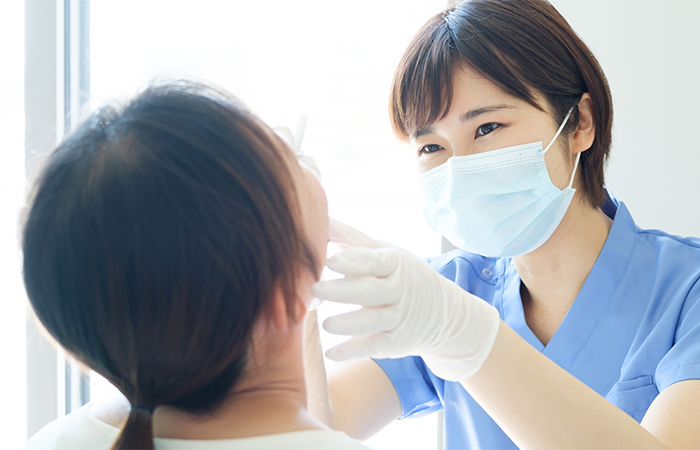 プロの手によるクリーニング